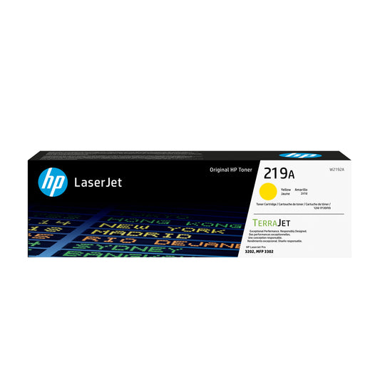 HP 219A yellow original LaserJet toner cartridge