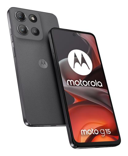 Motorola moto g15 17.1 cm (6.72") Dual SIM Android 15 4G USB Type-C 4 GB 128 GB 5200 mAh Grey