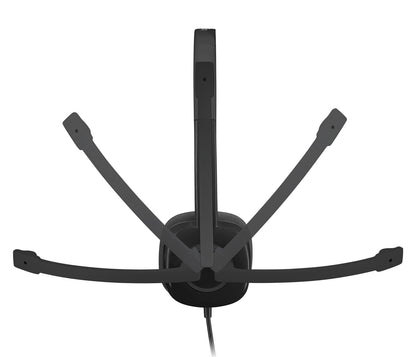 Logitech 981-000587 headphones/headset Wired Head-band Office/Call center Black
