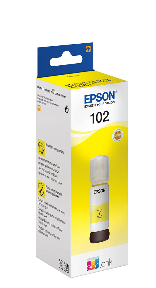 Epson 102 EcoTank ink bottle, yellow