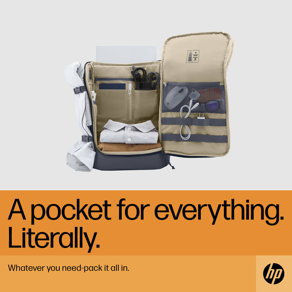 HP Travel 25 Liter 15.6 Blue Laptop Backpack