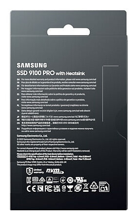 Samsung 9100 PRO 8 TB M.2 PCI Express 5.0 NVMe V-NAND TLC
