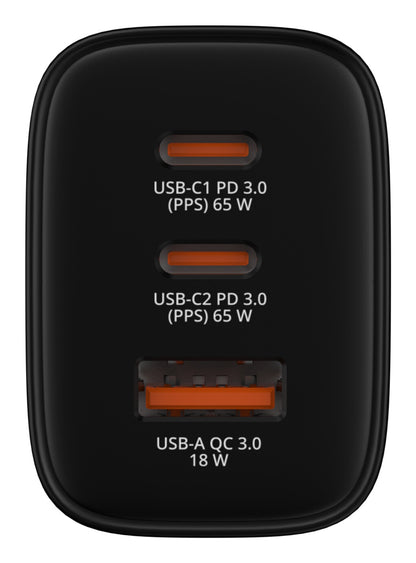 Verbatim Essentials GaN Charger 65W EU plug Black