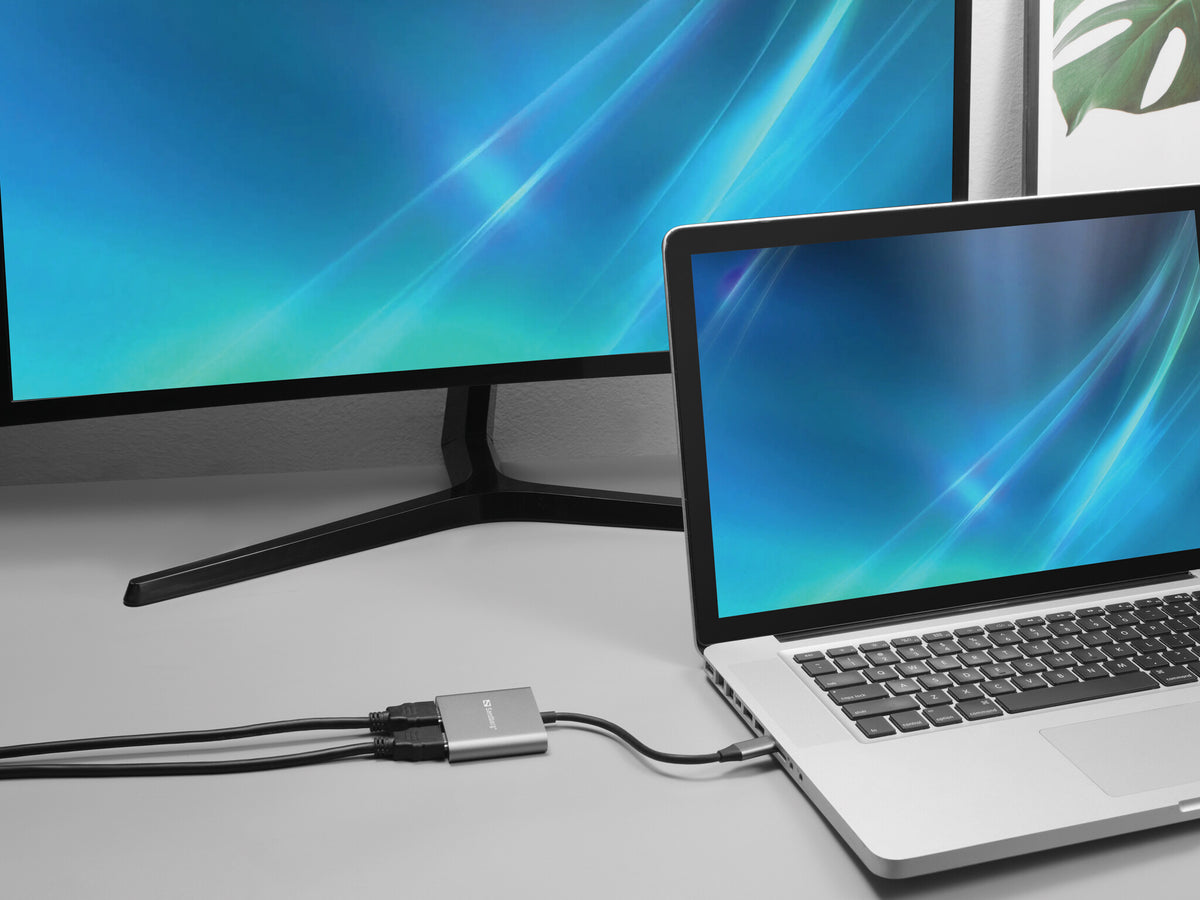 Sandberg USB-C Dock 2xHDMI+USB+PD