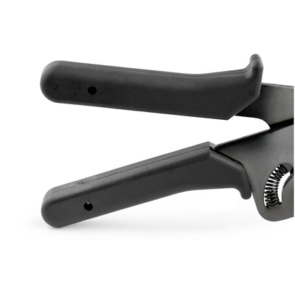 StarTech.com Metal Cable Tie Tool - Metal Zip Tie Tightener Tool - Stainless Steel Cable Tie Installation Gun - Tensioning & Cutting Zip Ties Tool - Tensioner & Cutter for Metal Tie Wrap - TAA