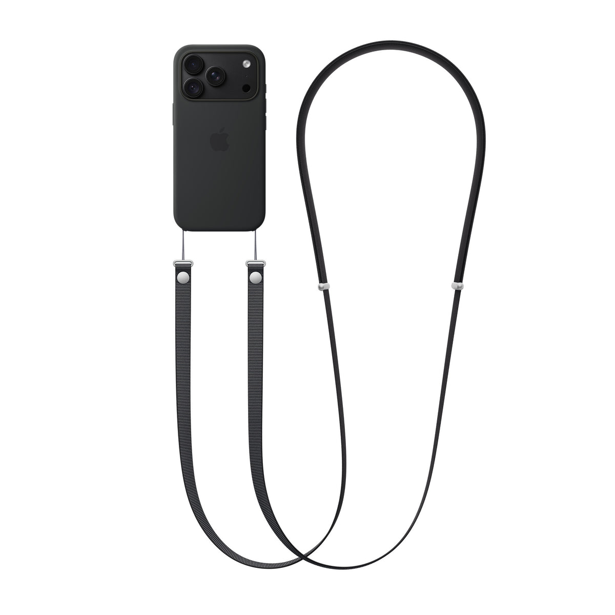 Apple Crossbody Strap - Black