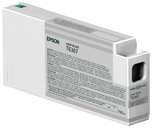 Epson Singlepack Light Black T636700 UltraChrome HDR 700 ml ink cartridge