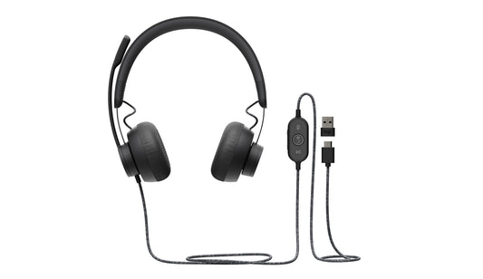 Logitech Zone Wired UC headset, Head-band, Boom microphone, Calls/Music