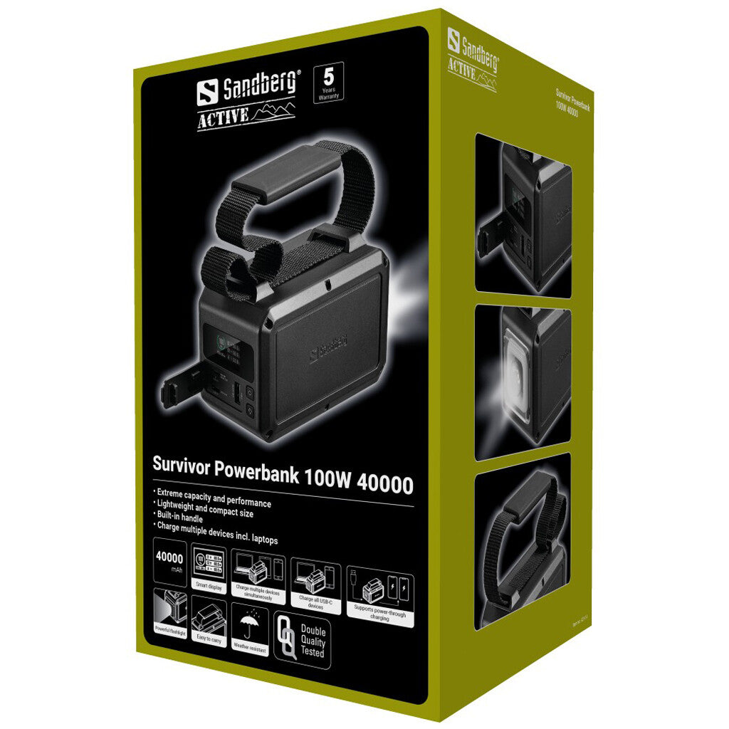 Sandberg Survivor Powerbank 100W 40000