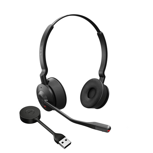 Jabra Engage 55 - USB-A UC Stereo, EMEA/APAC headset, Head-band, Wireless connection, Boom microphone, Office/Call center