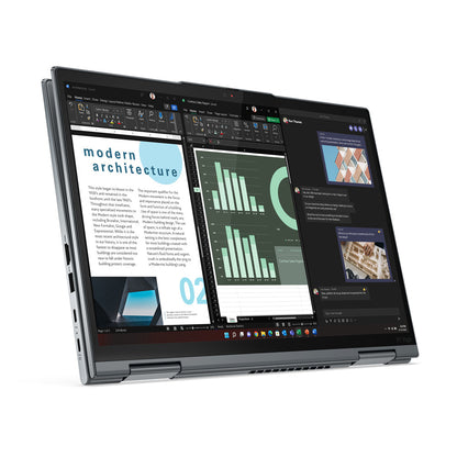 Lenovo ThinkPad X1 Yoga Intel® Core™ i5 i5-1335U Hybrid (2-in-1) 35.6 cm (14") Touchscreen WUXGA 16 GB LPDDR5-SDRAM 256 GB SSD Wi-Fi 6E (802.11ax) Windows 11 Pro Grey