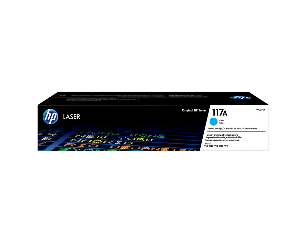 HP 117A cyan original Laser toner cartridge