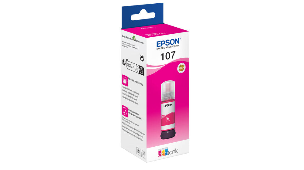 Epson 107 EcoTank Magenta Ink Bottle