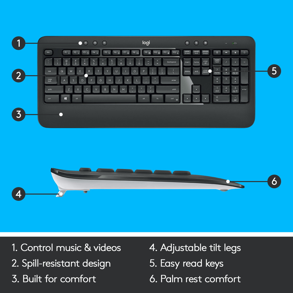 Logitech MK540 Advanced