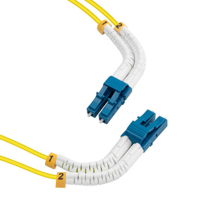 Lanview LVO231410-FLEX InfiniBand/fibre optic cable 10 m LC Yellow