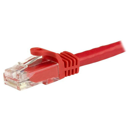 StarTech.com 1.5m CAT6 Ethernet Cable - Red CAT 6 Gigabit Ethernet Wire -250MHz 100W PoE RJ45 UTP Network/Patch Cord Snagless w/Strain Relief Individually Tested