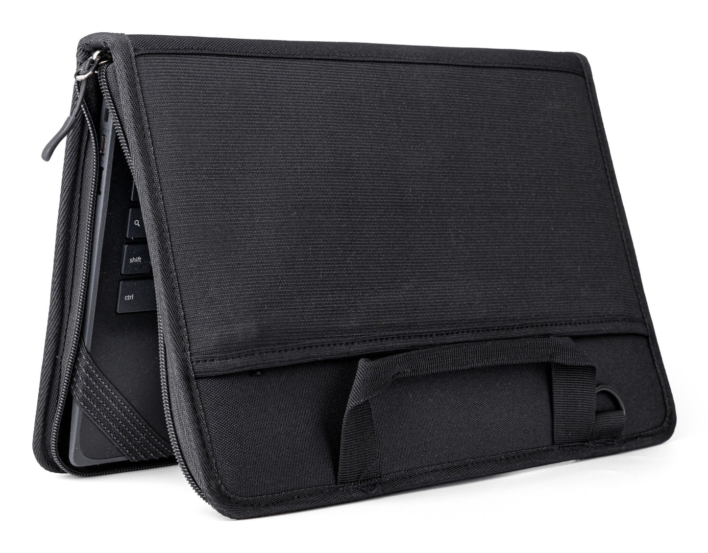 Techair TACWI009 Meet the ultimate 11-12” Chromebook case – it's like a work-in style superhero! Fasten it, protect with EVA panels, and ID it easily. Your Chromebook's new best friend!