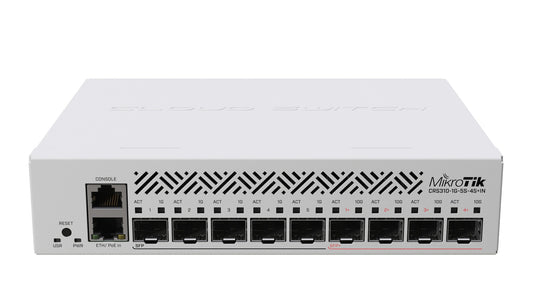 Mikrotik CRS310-1G-5S-4S+IN network switch, Managed, Power over Ethernet (PoE)