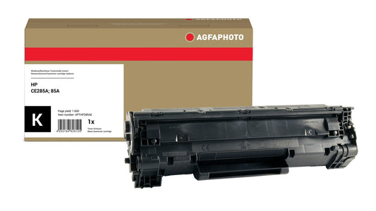 AgfaPhoto Compatible Toner Cartridge, Black, Replacement for HP CE285A, 85A, 1600 Pages