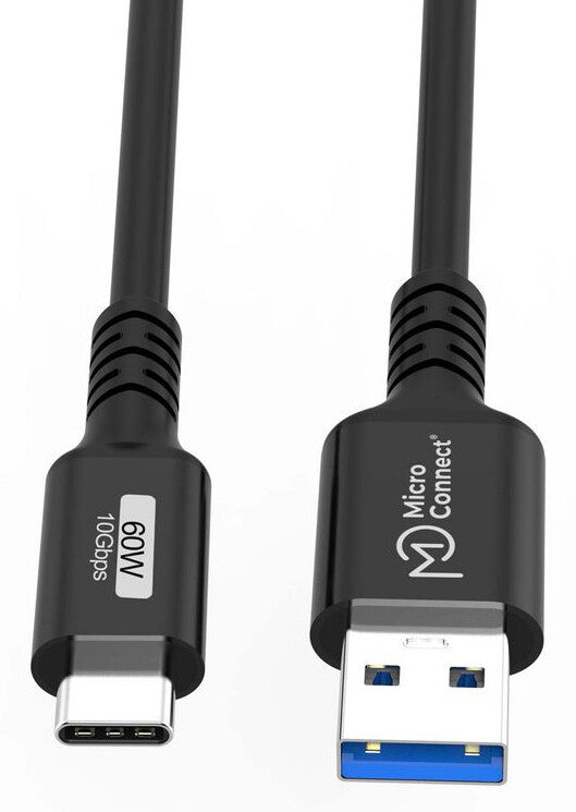 Microconnect USB3.2AC5 USB cable USB 3.2 Gen 2 (3.1 Gen 2) 5 m USB C USB A 60 W Black