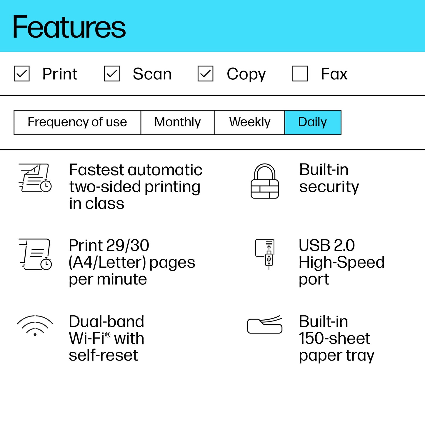 HP LaserJet MFP M234dw Printer