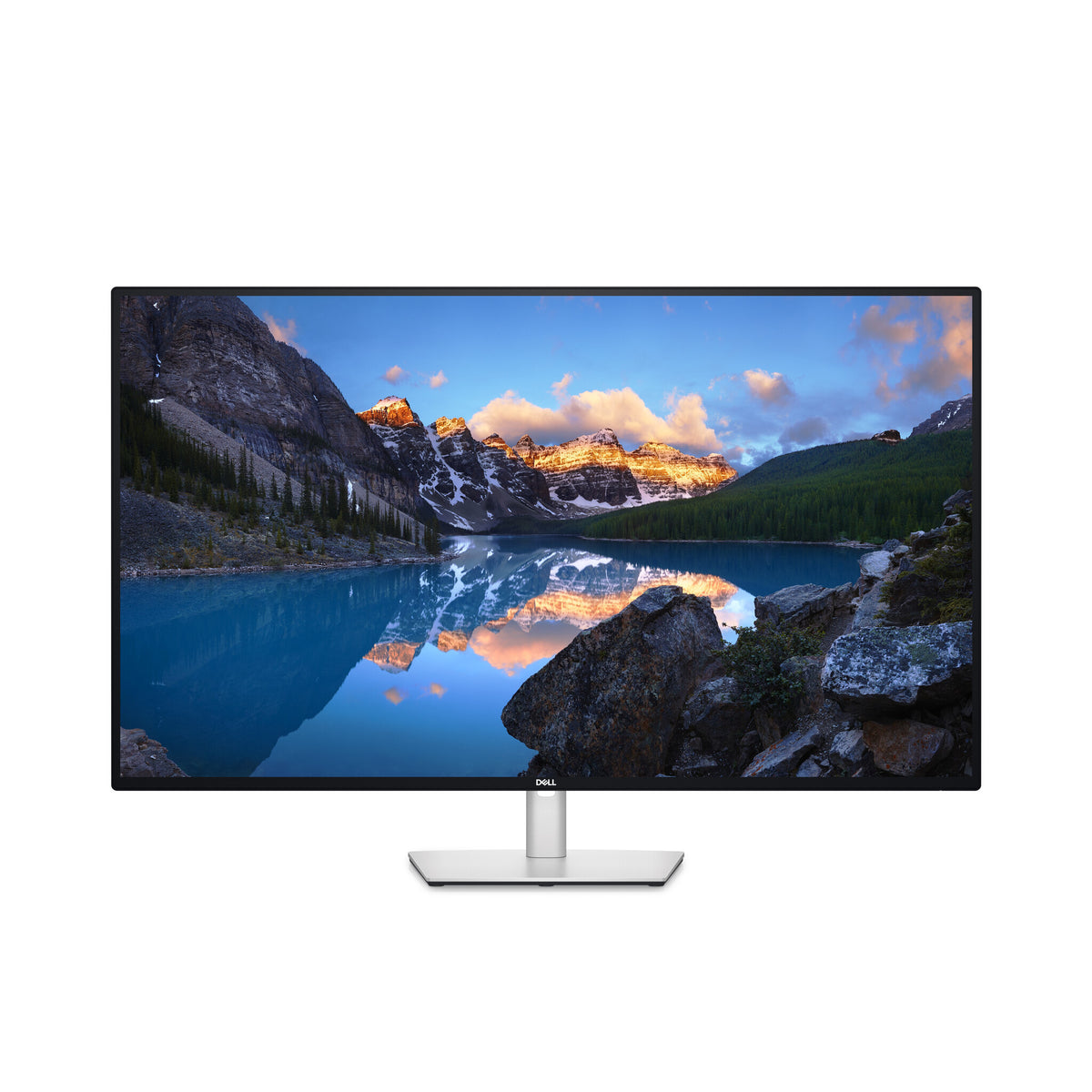 Dell UltraSharp U4323QE 43-inch 4K monitor in silver