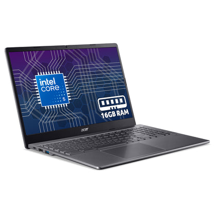 Acer Chromebook Plus 515 (CBE595-2) - Intel Core 5, 16GB RAM, 256GB SSD, 15.6" Full HD display, Chrome OS
