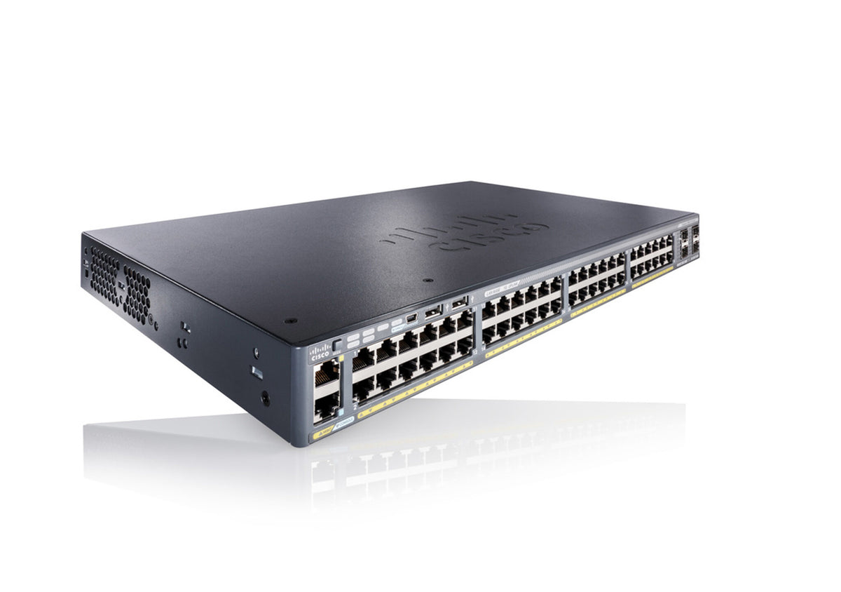 Cisco Catalyst WS-C2960X-48FPD-L Managed L2 Gigabit Ethernet (10/100/1000) Power over Ethernet (PoE) Black