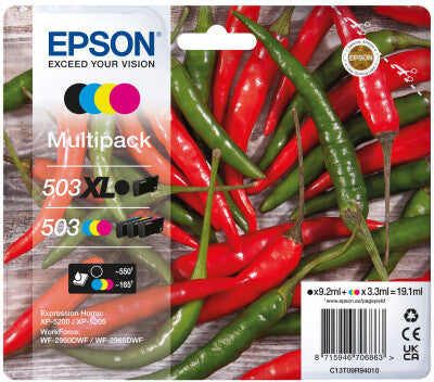 Epson Multipack 4-colours 503 XL Black/Std. CMY