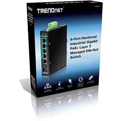 Trendnet TI-PG541i Managed L2+ Gigabit Ethernet (10/100/1000) Power over Ethernet (PoE) Black