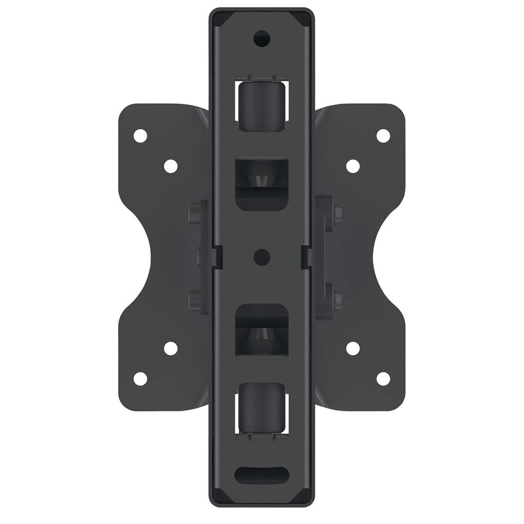 Manhattan TV & Monitor Mount, Wall, Full Motion, 1 screen, Screen Sizes: 13-27", Black, VESA 75x75 to 100x100mm, 20kg, Tilt & Swivel with 3 Pivots, Lifetime Warranty