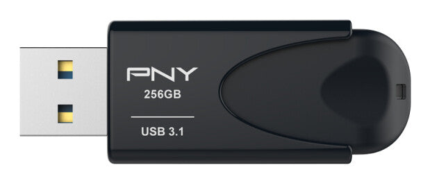 PNY Attache 4 USB flash drive 256 GB USB Type-A 3.2 Gen 1 (3.1 Gen 1) Black