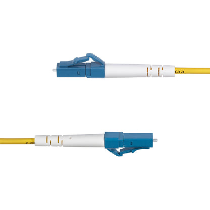 StarTech.com 2m (6.6ft) LC to LC (UPC) OS2 Single Mode Simplex Fiber Optic Cable, 9/125µm, 40G/100G, Bend Insensitive, Low Insertion Loss - LSZH Fiber Jumper Cord