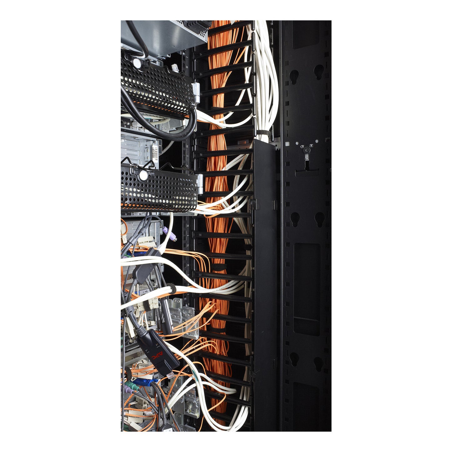 APC NetShelter Cable Manager, for 42U- 750W NetShelter SX, Vertical, 1778H x 97W x 160D mm
