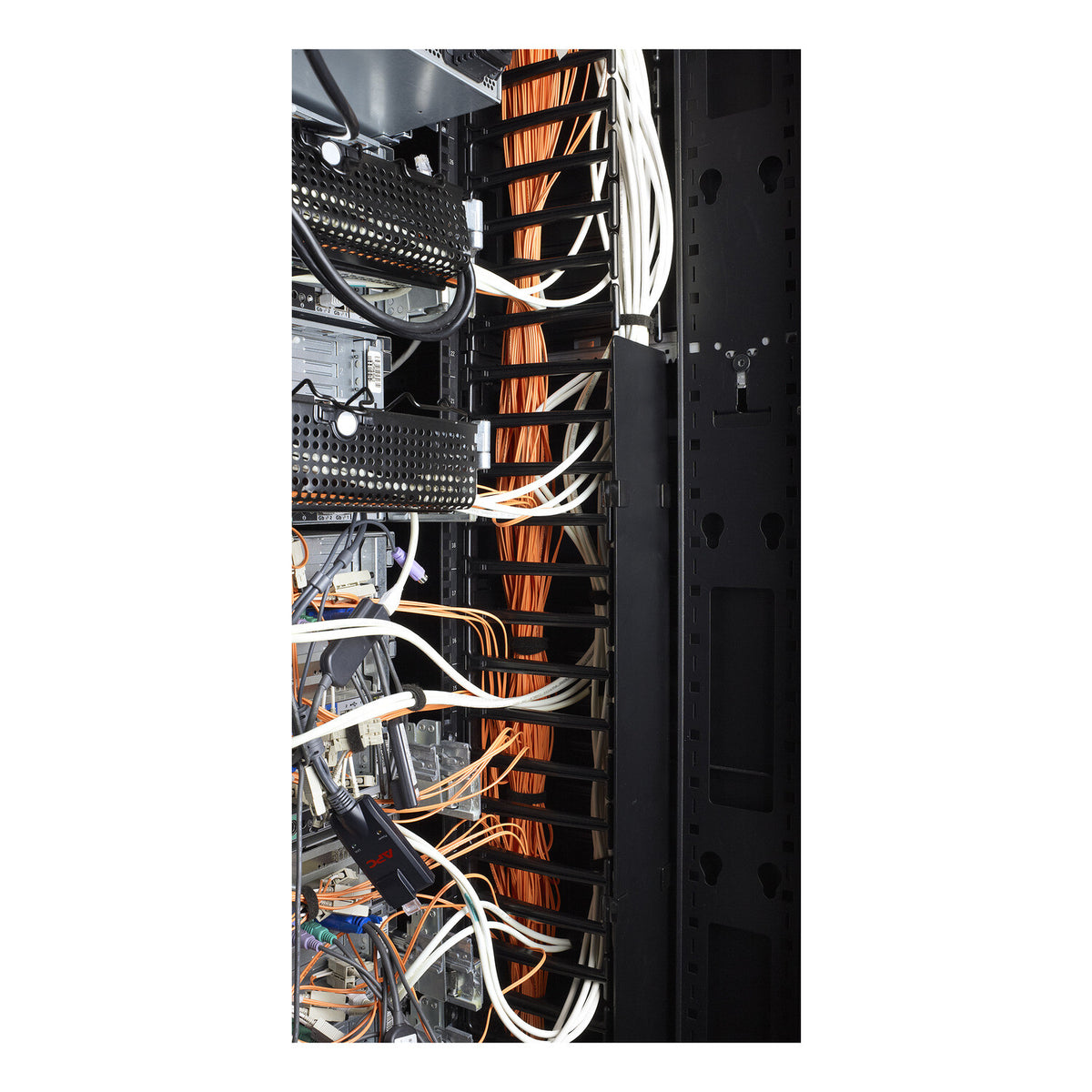 APC NetShelter Cable Management, Vertical Cable Manager, for NetShelter SX 750mm Wide 48U, 97 x 2184 x 160 mm