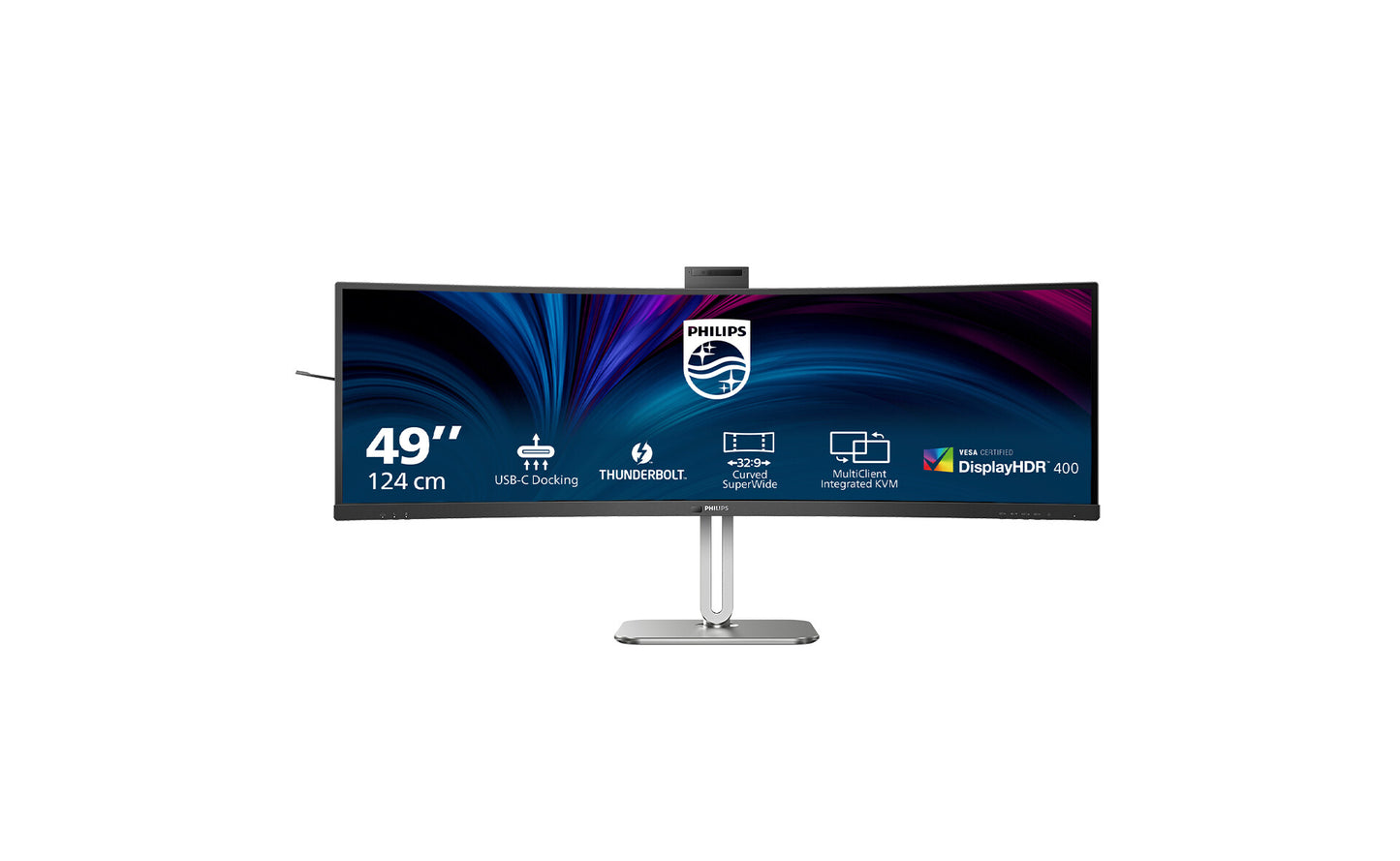 Philips 49B2U6903CH/00 computer monitor 124.5 cm (49") 5120 x 1440 pixels Dual QHD LCD Grey