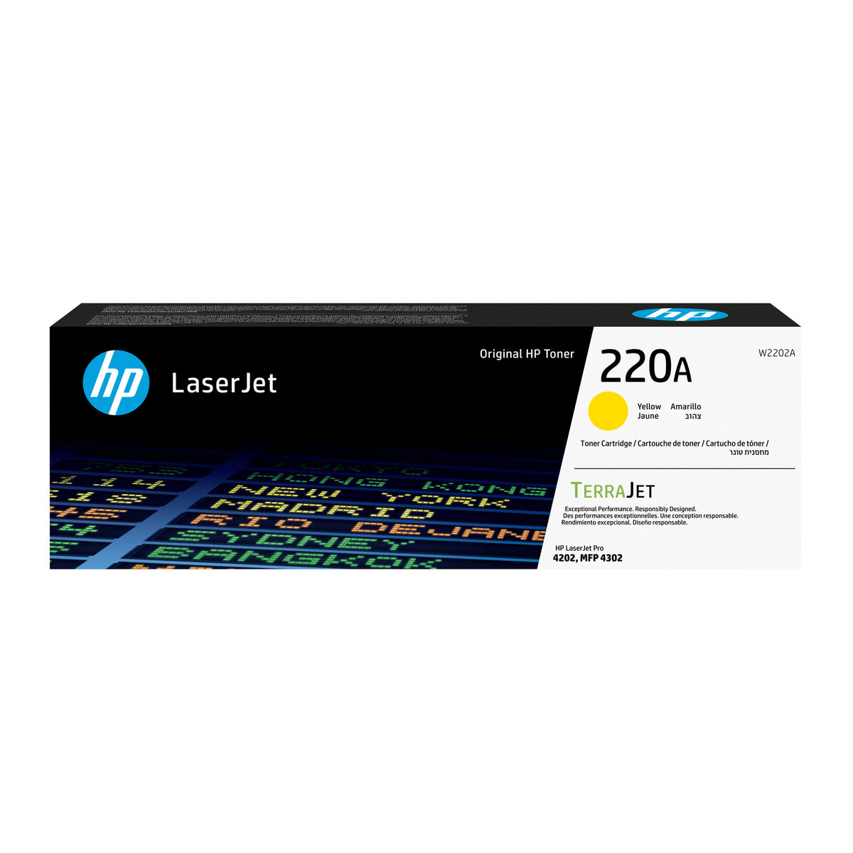 HP 220A yellow original LaserJet toner cartridge