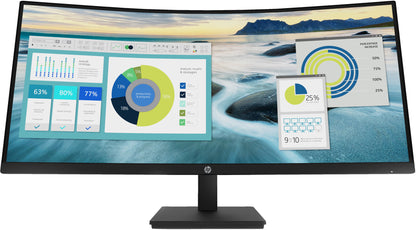 HP P34hc G4 WQHD curved USB-C monitor