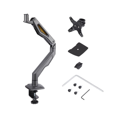 StarTech.com Desk Mount Monitor Arm, Up To 32" Display, Max 22lb/10kg, VESA 75x75/100x100, C-Clamp, Fully Articulating, Mechanical Spring, TAA-compliant