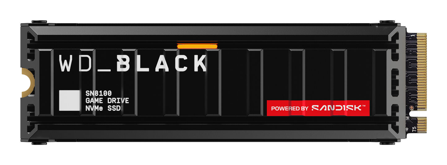 Western Digital Black WD_BLACK™ SN8100 NVMe™ SSD POWERED BY SANDISK 4 TB, [With Heatsink]