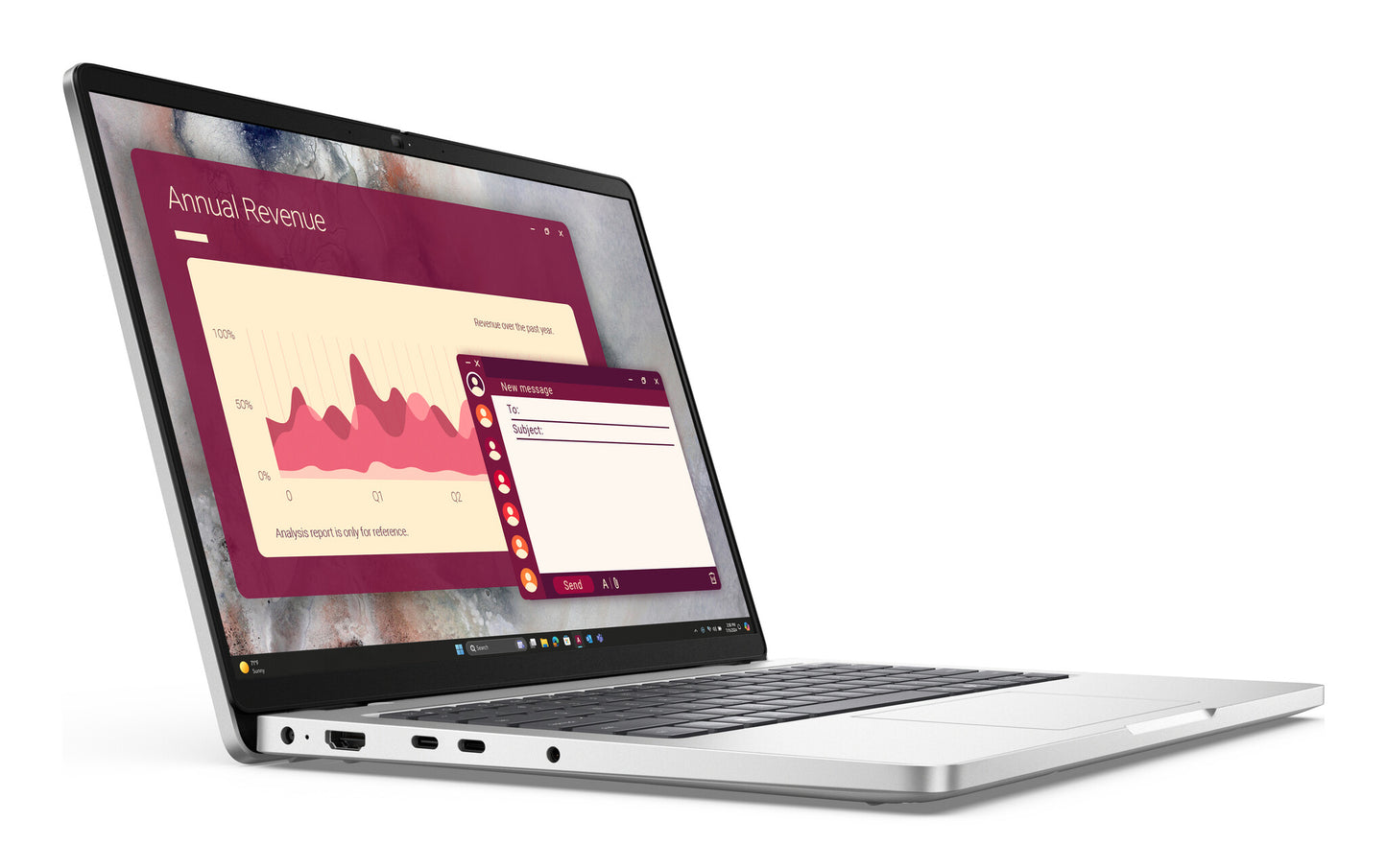 DELL Pro 14 PC14250 Intel Core Ultra 7 265U Laptop 35.6 cm (14") Full HD+ 16 GB DDR5-SDRAM 512 GB SSD Wi-Fi 6E (802.11ax) Windows 11 Pro UK English Platinum