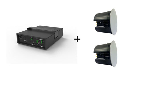Vivolink Audiopack Subwoofer 6.5 40W + 2 x premium ceiling speakers (Limited Bundle Pack Offer) Black Wired 110 W