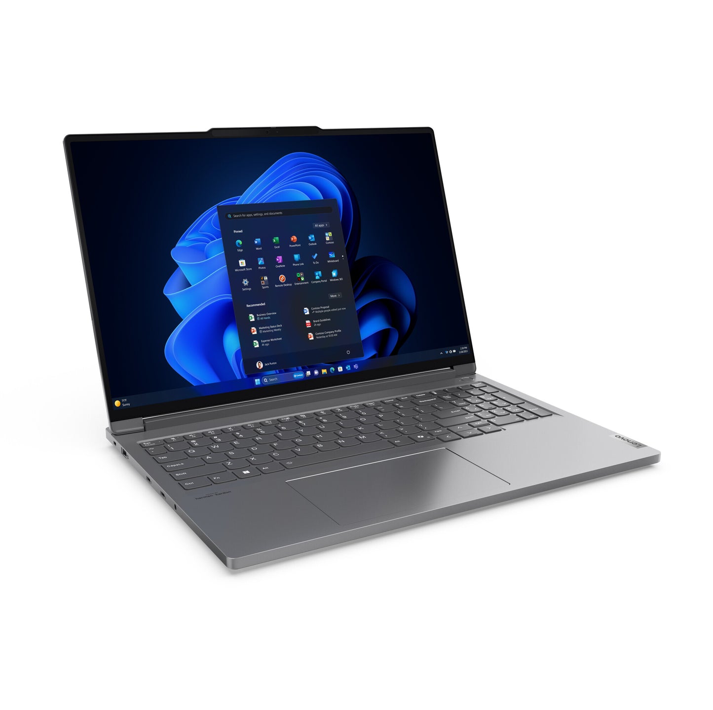 Lenovo ThinkBook 16p Intel® Core™ i7 i7-14650HX Laptop 40.6 cm (16") WQXGA 32 GB DDR5-SDRAM 1 TB SSD NVIDIA GeForce RTX 4060 Wi-Fi 6E (802.11ax) Windows 11 Pro Grey