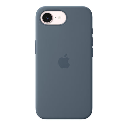Apple iPhone 17e Silicone Case with MagSafe – Anchor Blue