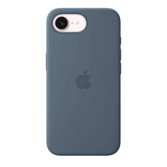 Apple iPhone 17e Silicone Case with MagSafe – Anchor Blue
