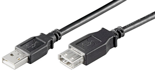 Microconnect USBAAF2B USB cable 1.8 m USB 2.0 USB A Black