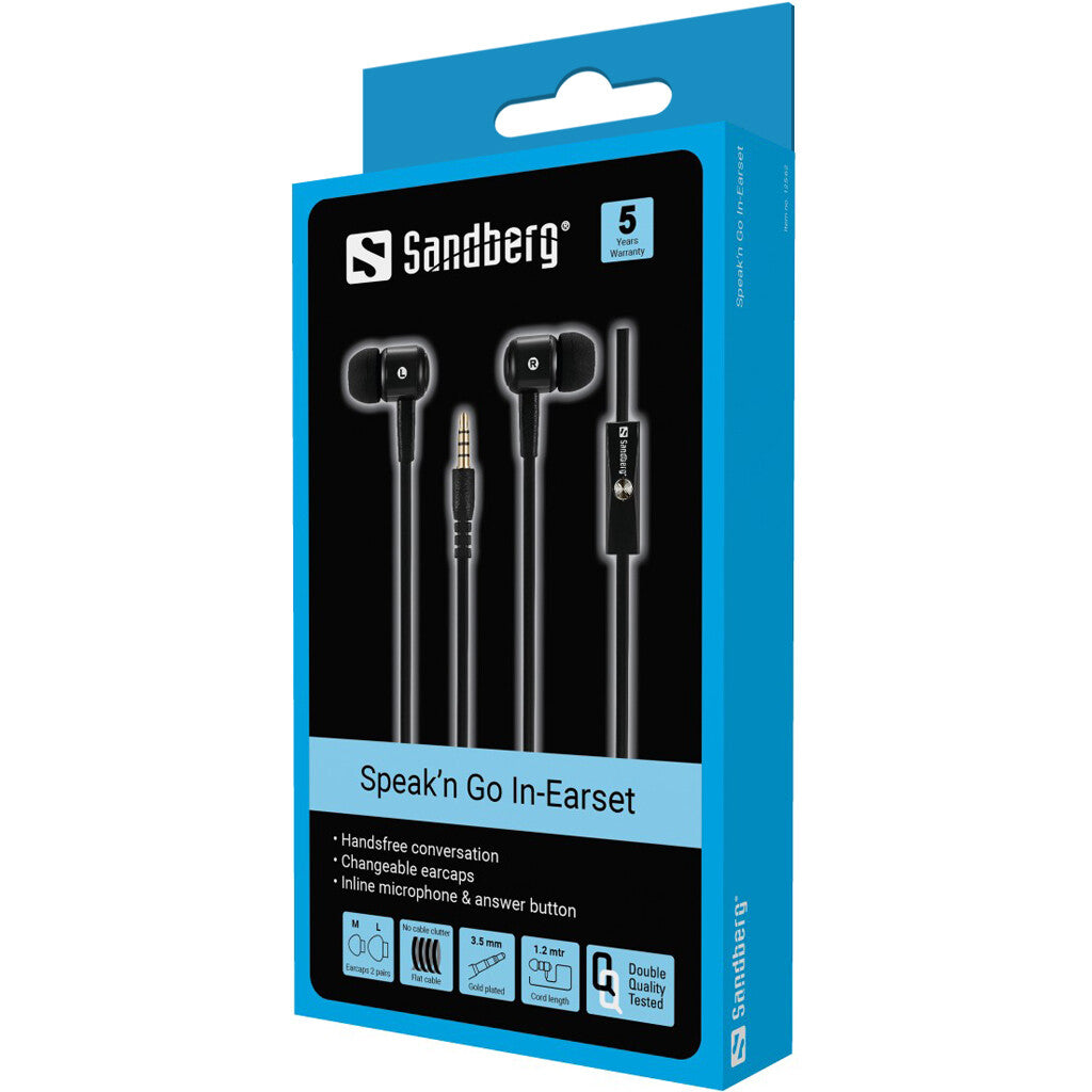 Sandberg Speak’n Go In-Earset Black