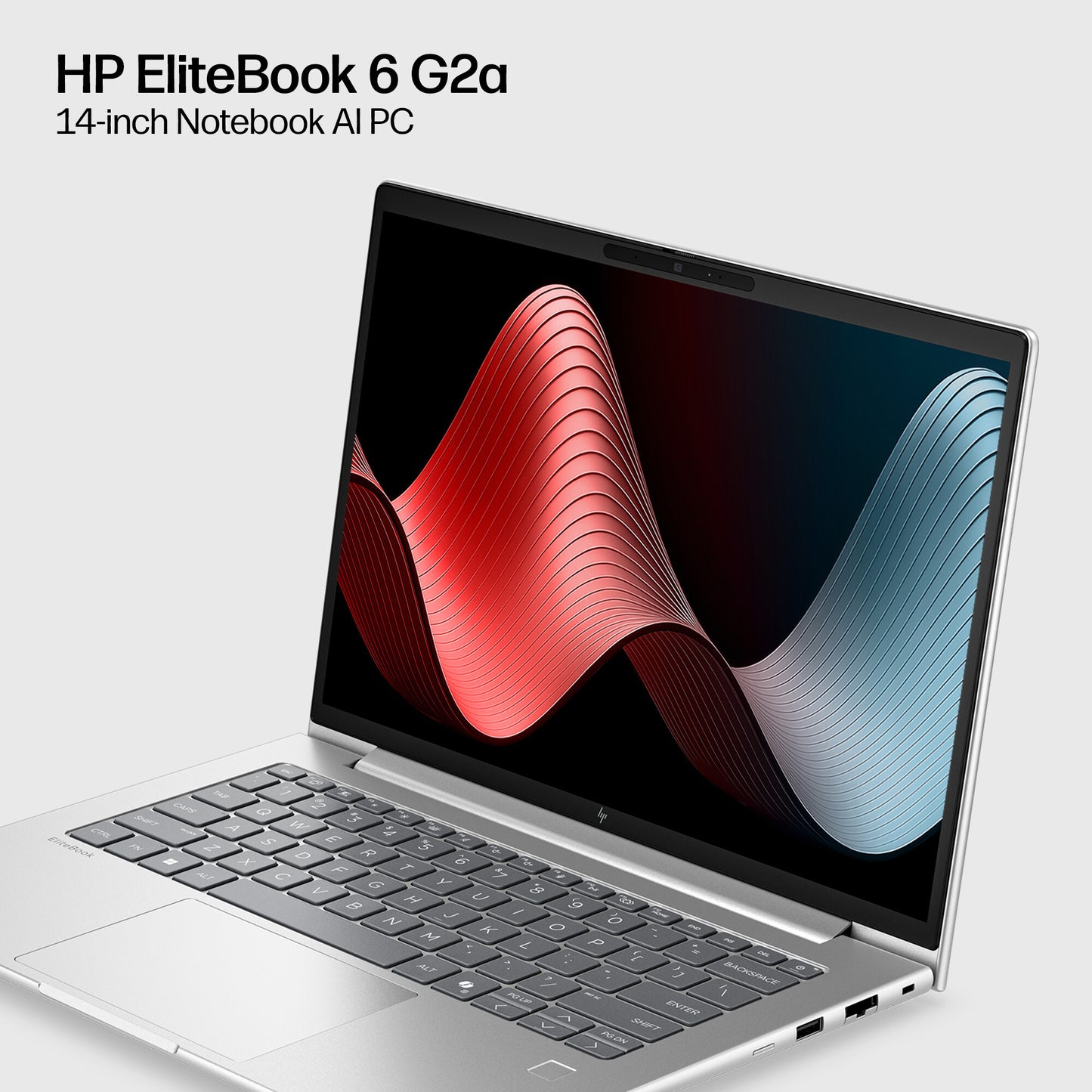 HP EliteBook 6 G2a 14 inch Notebook AI PC AMD Ryzen™ 7 250 Laptop 35.6 cm (14") WUXGA 16 GB DDR5-SDRAM 512 GB SSD Wi-Fi 7 (802.11be) Windows 11 Pro Silver