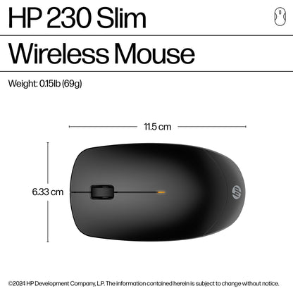 HP 230 Slim Wireless Mouse