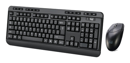 Adesso WKB-1320CB-UK keyboard Mouse included Home RF Wireless QWERTY UK English Black